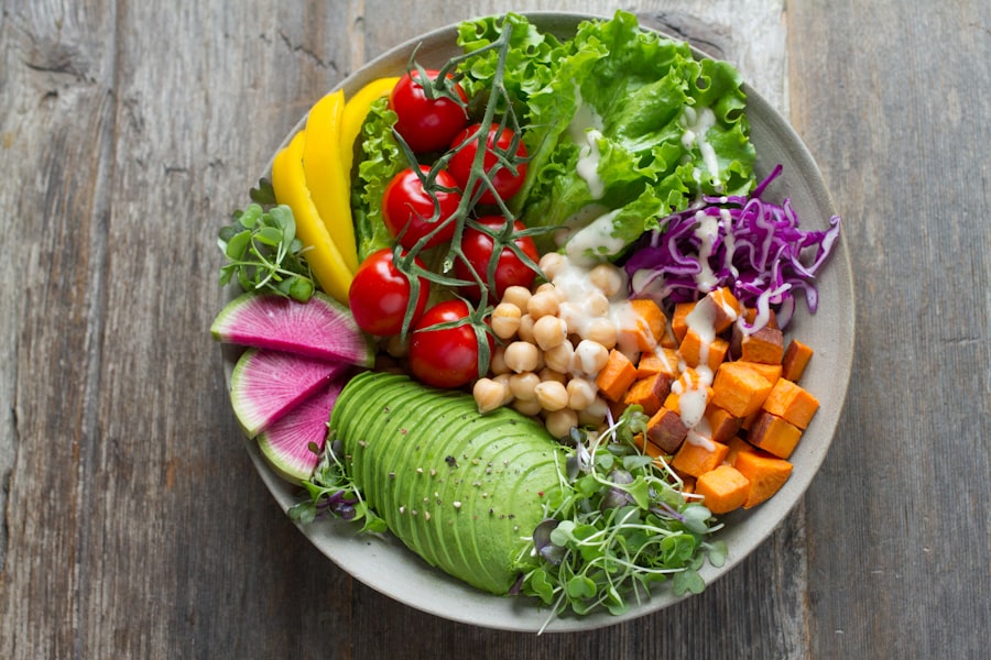 A balanced, colorful meal bowl